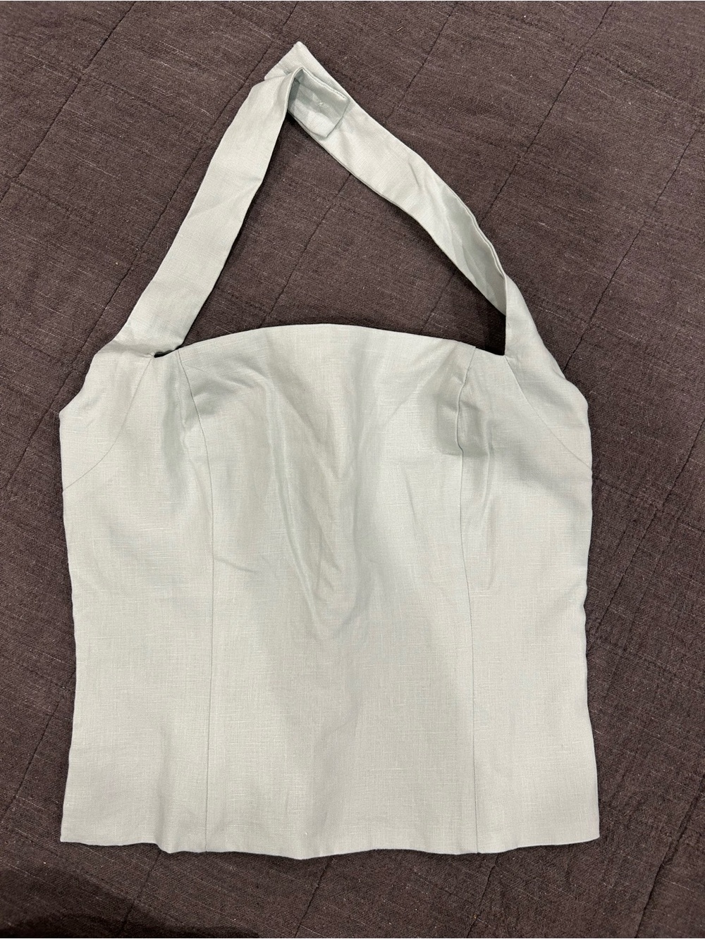 Aritzia Wilfred Women's Whisper Linen Halter Top